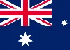 Australian flag with Southern Cross and Union Jack design