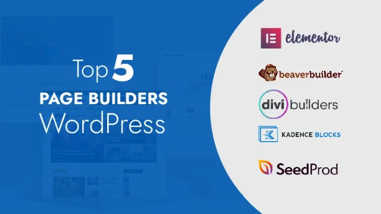 Top 5 Page Builders for WordPress in 2025