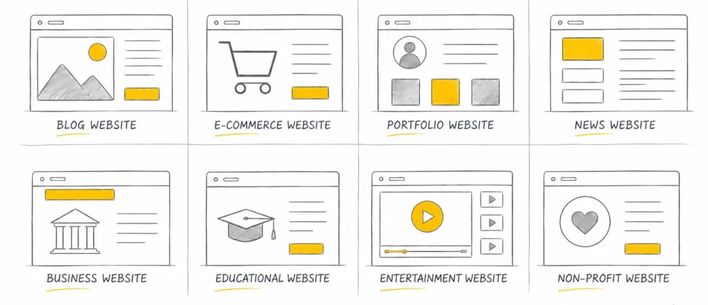 Website design Types